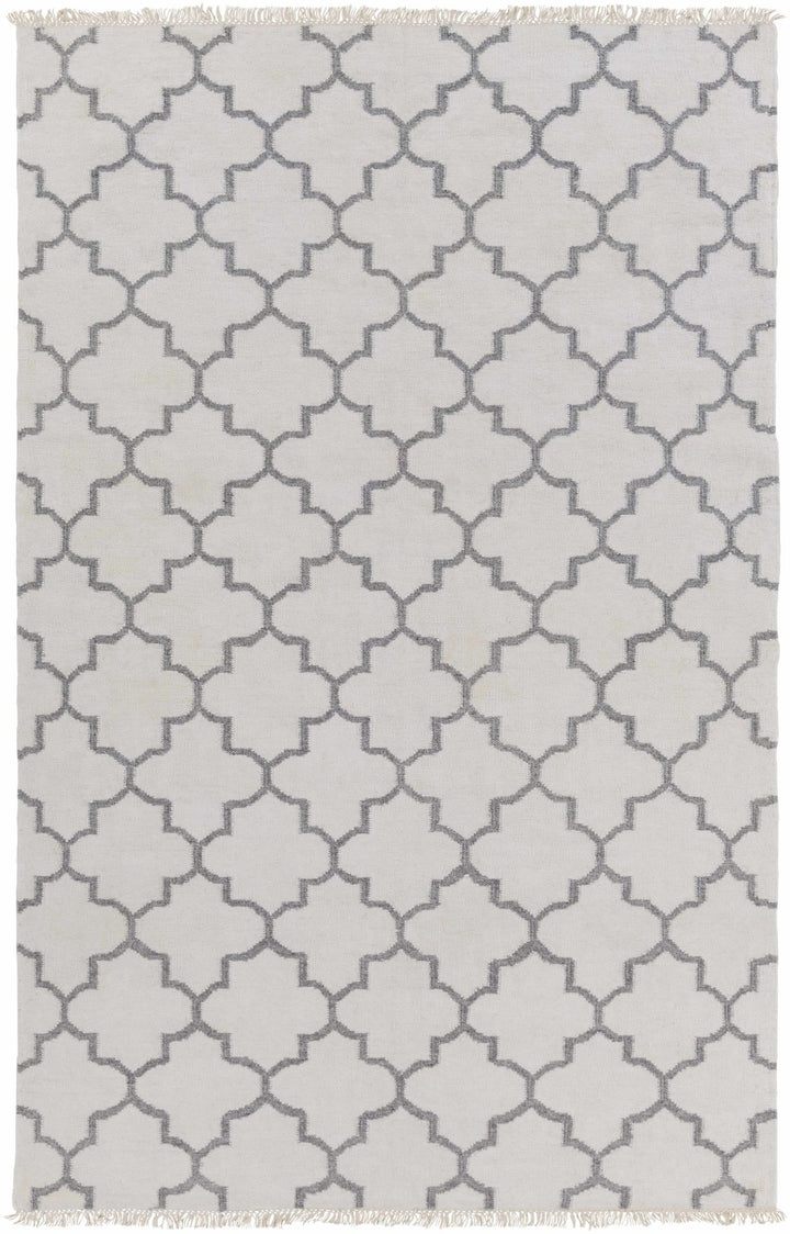 Fellsmere Modern Style Ivory And Gray Hand Woven Area Rug - The Rug Decor