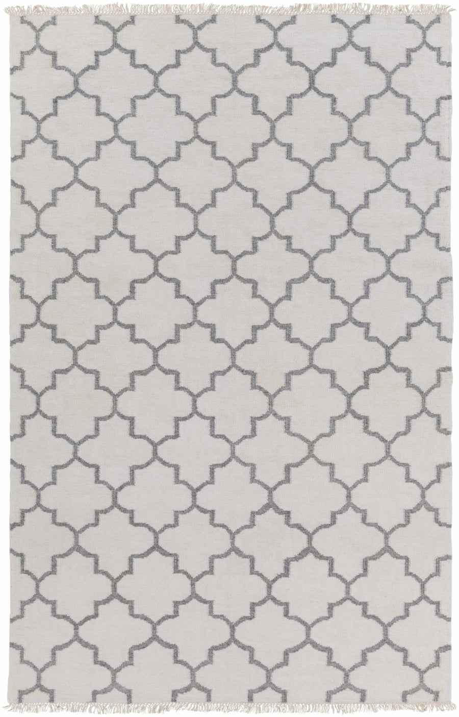 Fellsmere Modern Style Ivory And Gray Hand Woven Area Rug - The Rug Decor