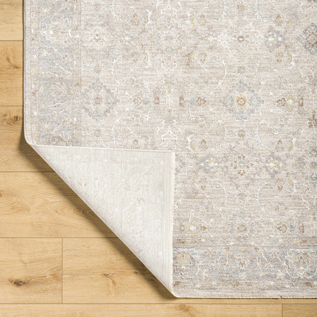 Feray Traditional Style Beige And Gray Area Rug