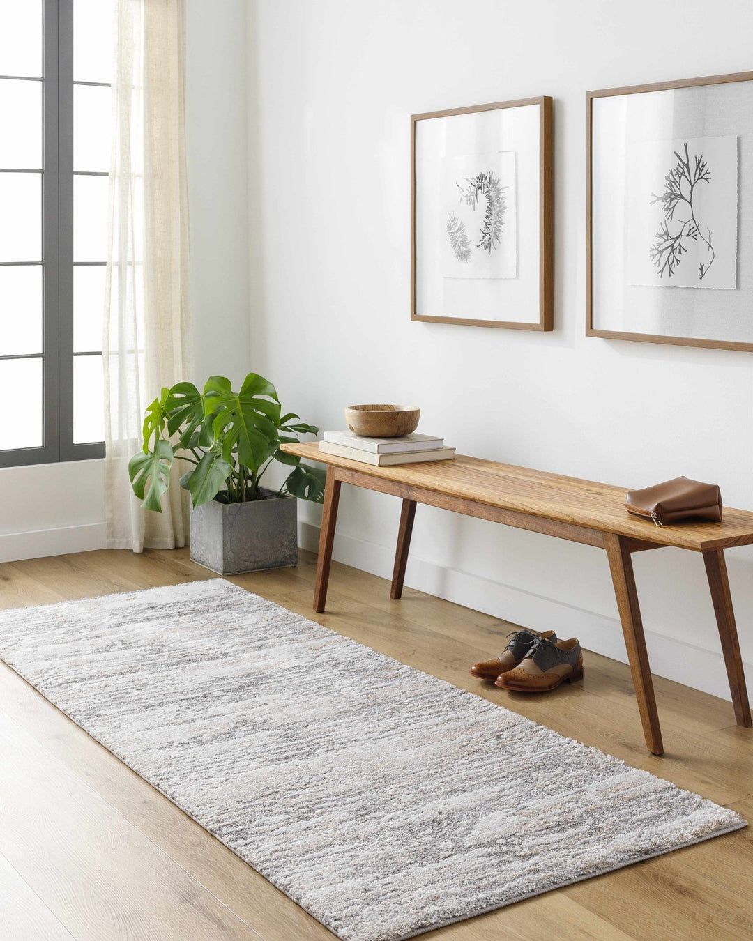 Ferrelview Modern Abstract Design Beige And Gray Area Rug - The Rug Decor