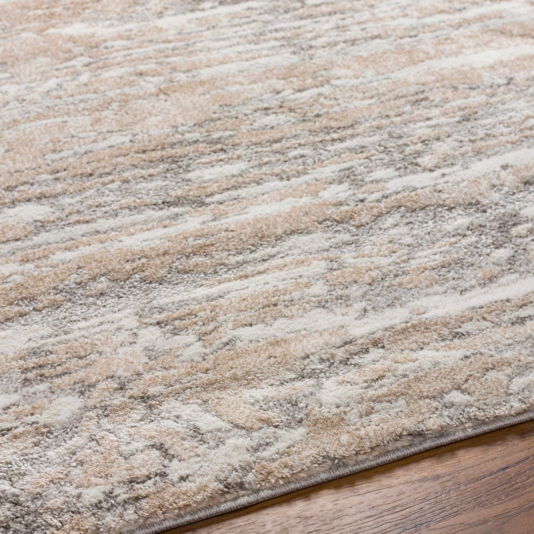 Ferrelview Modern Abstract Design Beige And Gray Area Rug - The Rug Decor