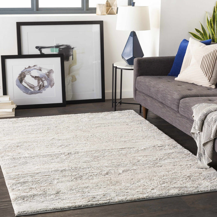 Ferrelview Modern Abstract Design Beige And Gray Area Rug - The Rug Decor