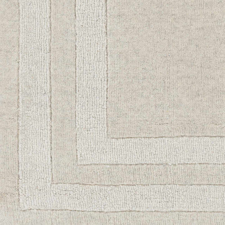 Ferrum Modern Solid Beige Area Rug