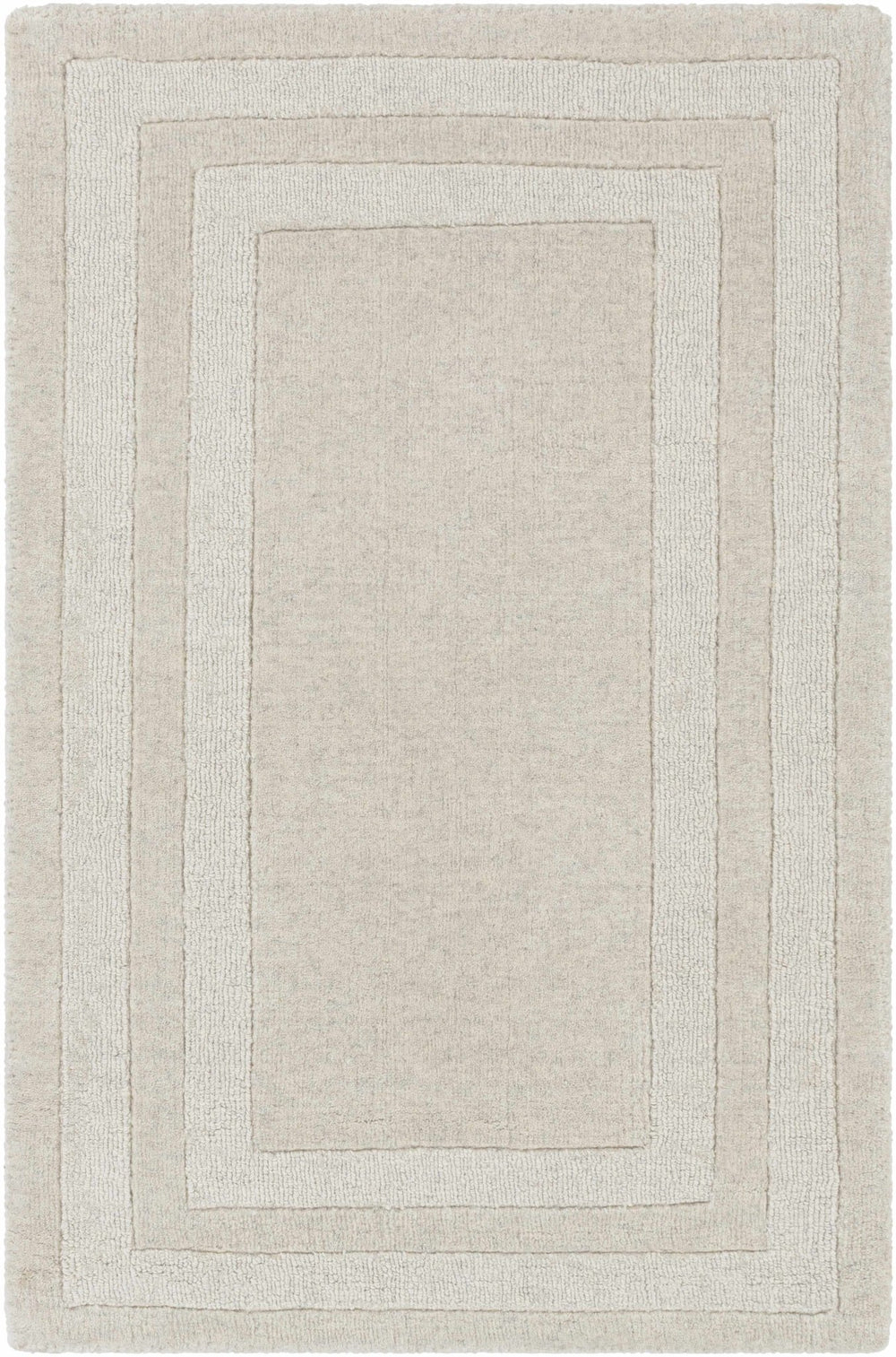 Ferrum Modern Solid Beige Area Rug - The Rug Decor