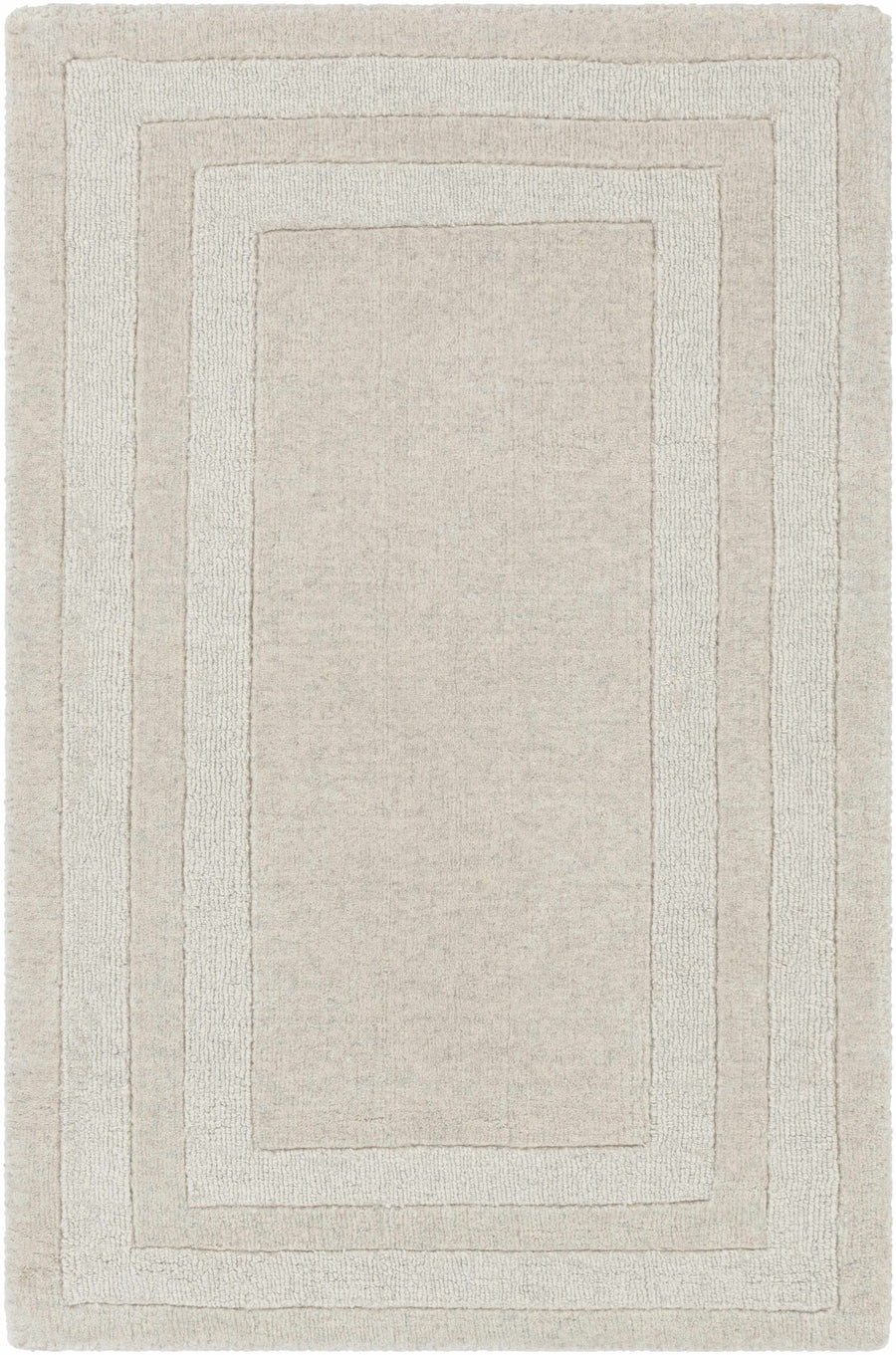 Ferrum Modern Solid Beige Area Rug - The Rug Decor