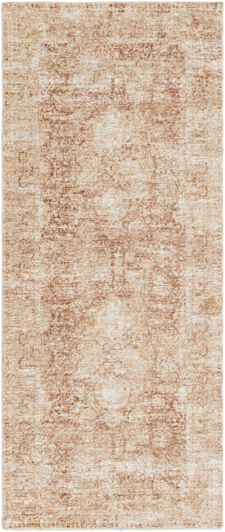Fieldale Traditional Style Brown And Ivory Area Rug - The Rug Decor