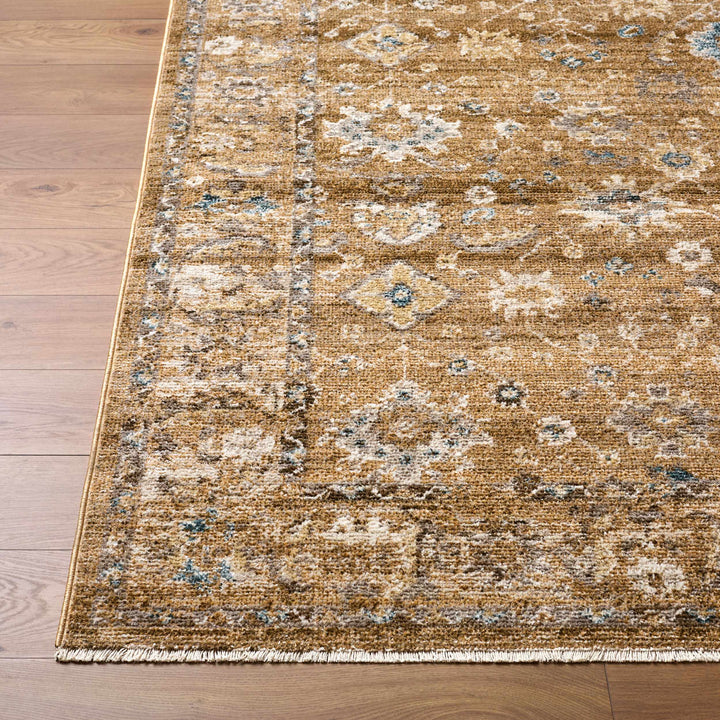 Humana Brown Traditional Style Area Rug