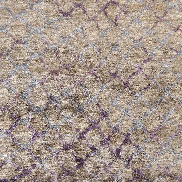 Filbert Contemporary Beige And Gray Viscose Rug - The Rug Decor