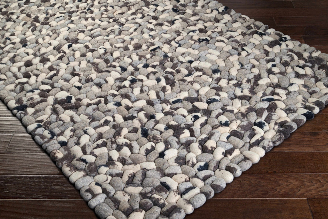 Fillmore Modern Style Gray And White Hand Woven Area Rug - The Rug Decor