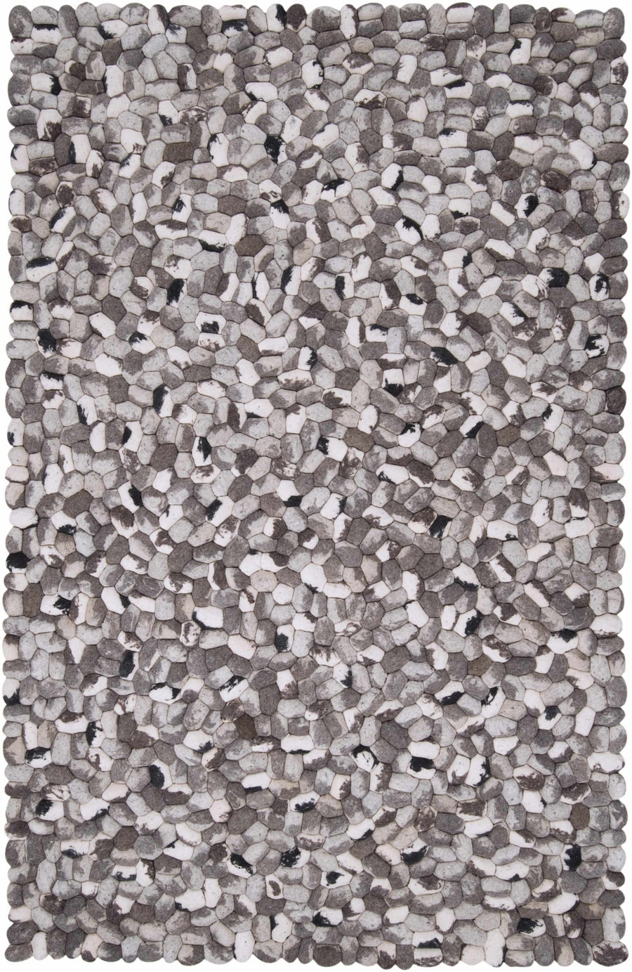 Fillmore Modern Style Gray And White Hand Woven Area Rug - The Rug Decor