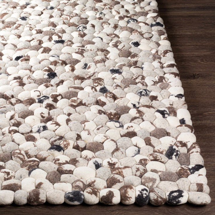 Fillmore Modern Style Gray And White Hand Woven Area Rug - The Rug Decor
