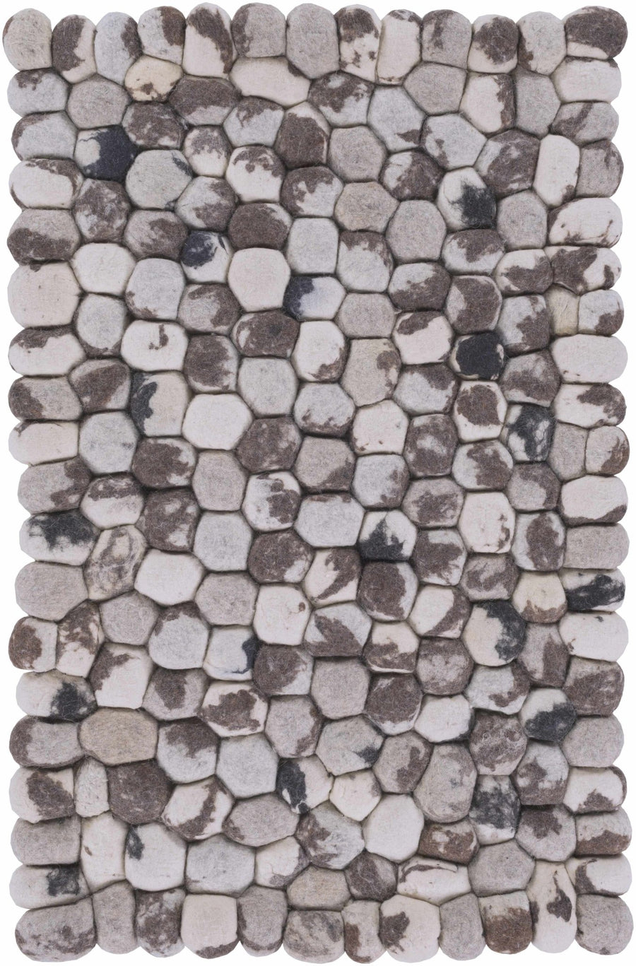 Fillmore Modern Style Gray And White Hand Woven Area Rug - The Rug Decor