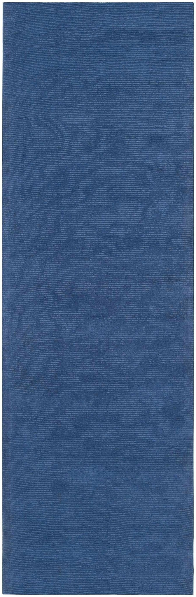 Findlay Modern Solid Wool Blue Area Rug - The Rug Decor