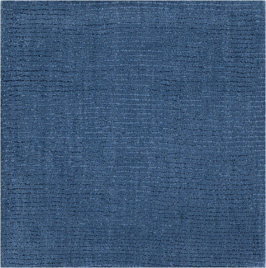 Findlay Modern Solid Wool Blue Area Rug - The Rug Decor