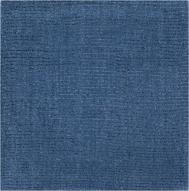 Findlay Modern Solid Wool Blue Area Rug - The Rug Decor