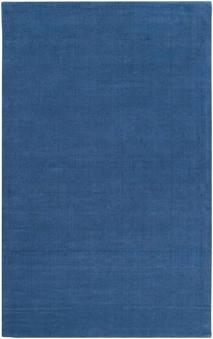 Findlay Modern Solid Wool Blue Area Rug - The Rug Decor