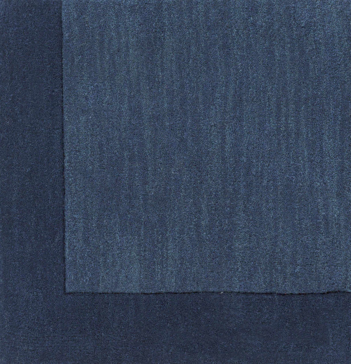 Fingerhut Blue Modern Style Hand Loomed Wool Area Rug