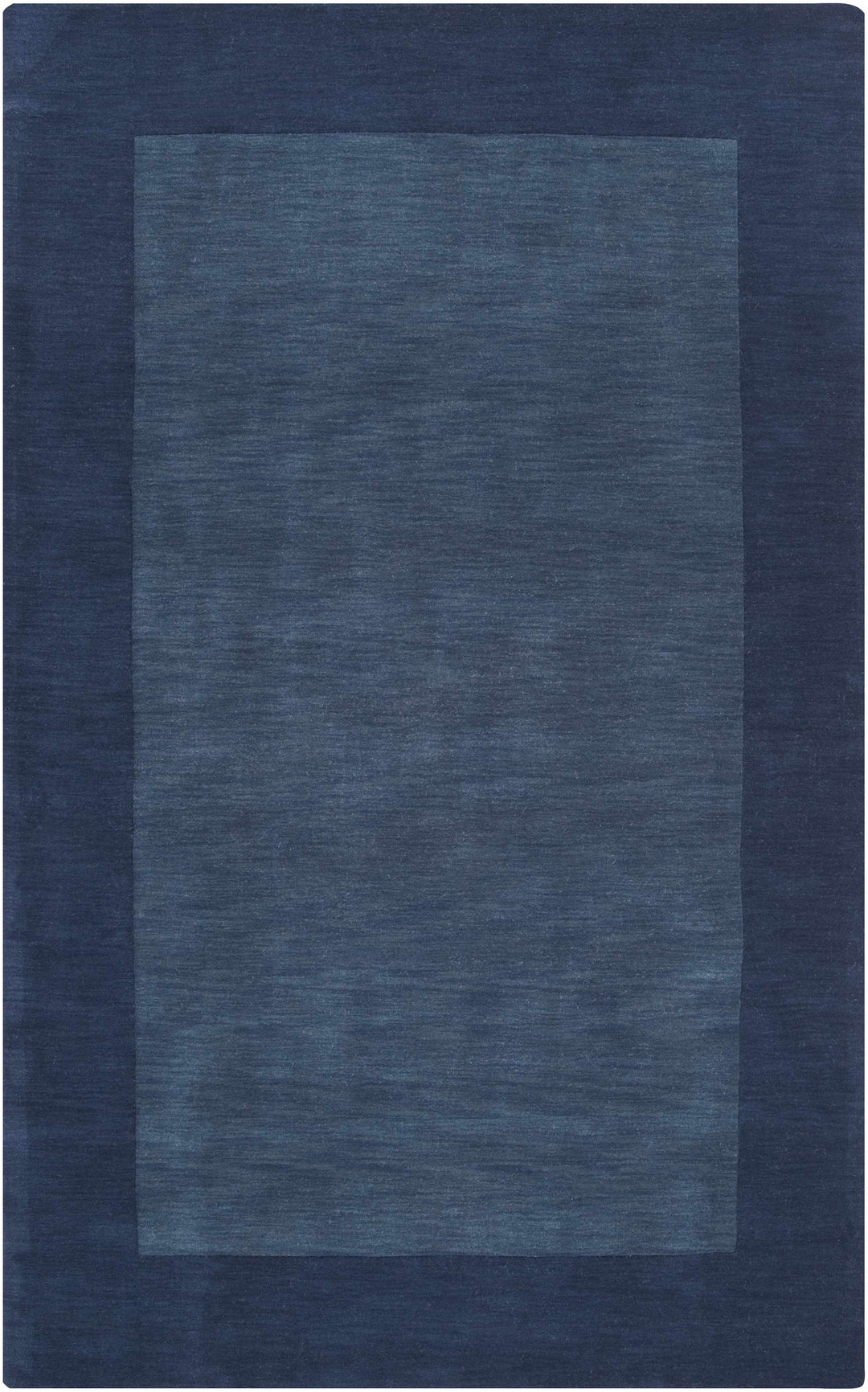 Fingerhut Blue Modern Style Hand Loomed Wool Area Rug