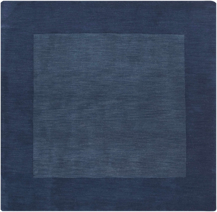 Fingerhut Blue Modern Style Hand Loomed Wool Area Rug