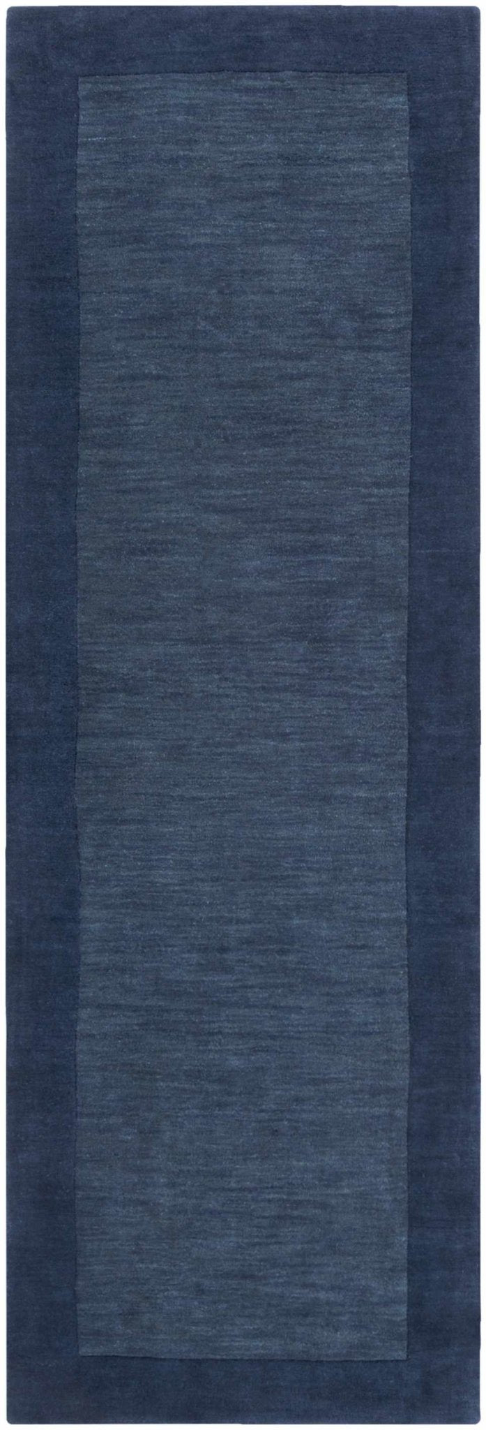 Fingerhut Blue Modern Style Hand Loomed Wool Area Rug - The Rug Decor