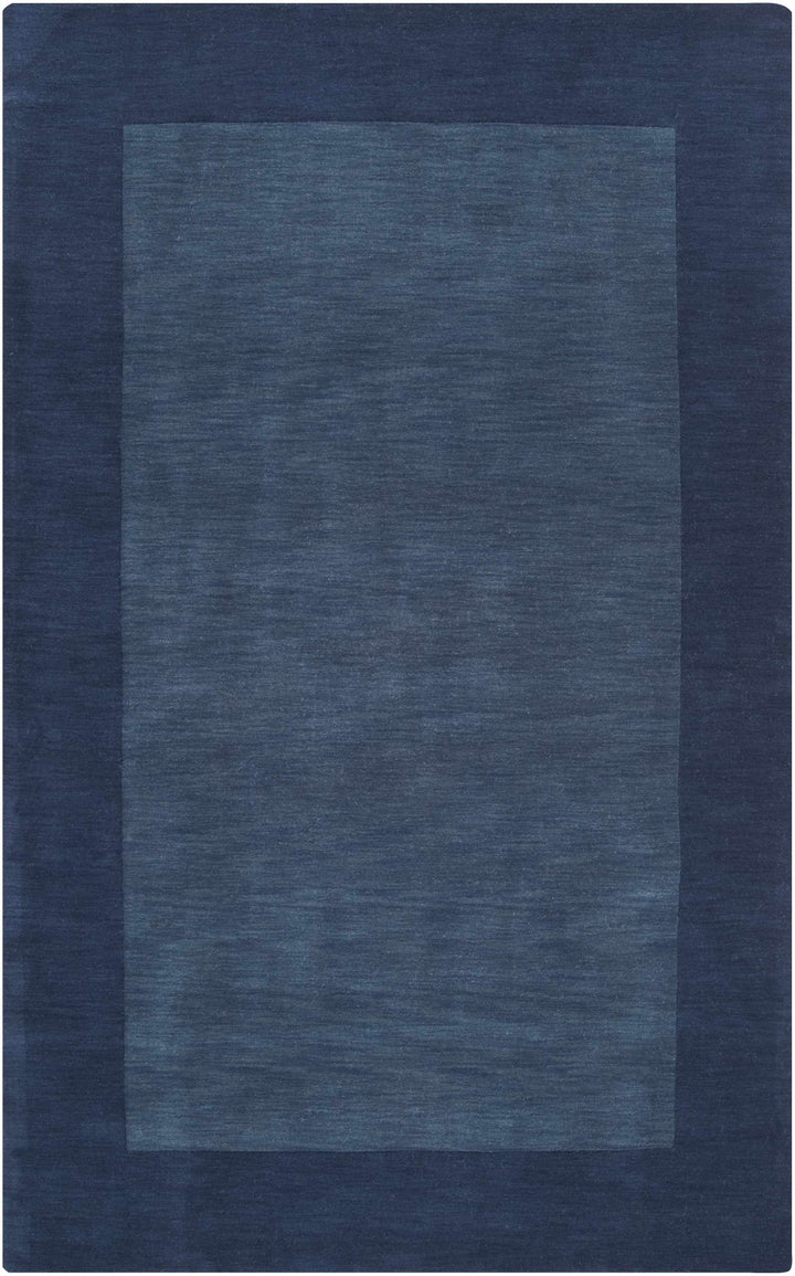 Fingerhut Blue Modern Style Hand Loomed Wool Area Rug - The Rug Decor