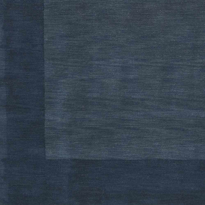 Fingerhut Blue Modern Style Hand Loomed Wool Area Rug - The Rug Decor