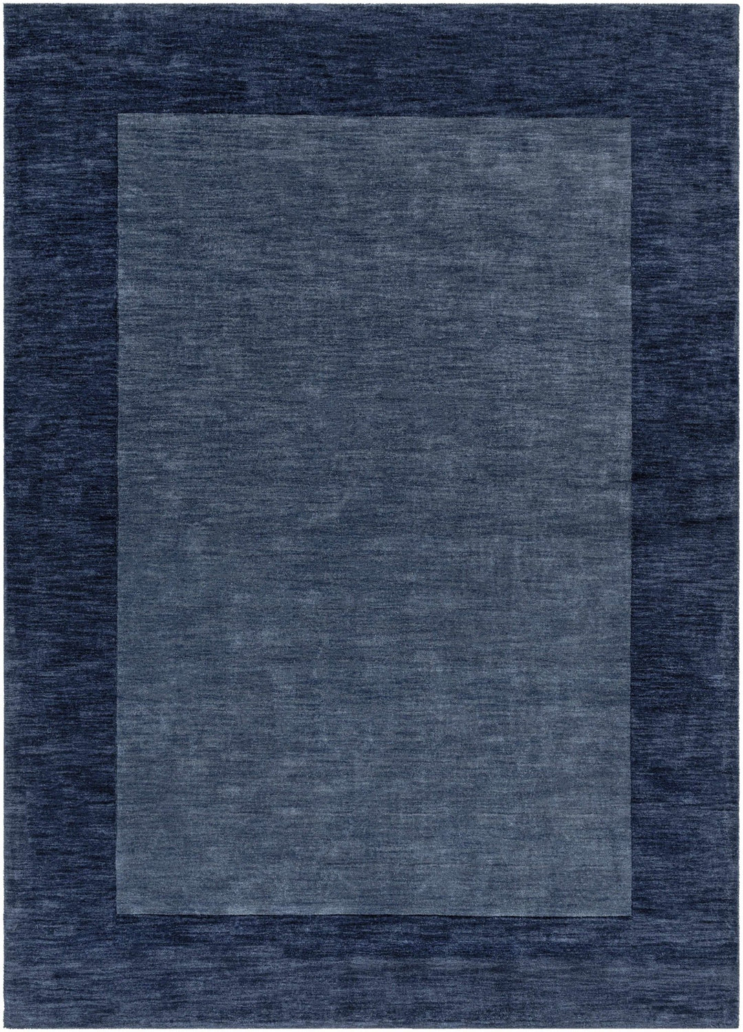 Fingerhut Blue Modern Style Hand Loomed Wool Area Rug - The Rug Decor