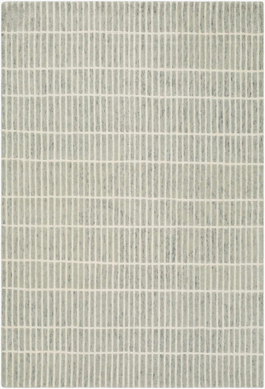 Finial Modern Style Green Hand Tufted Wool Area Rug - The Rug Decor