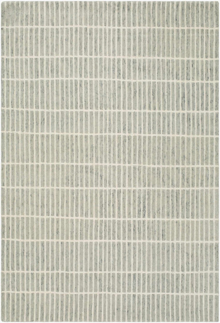 Finial Modern Style Green Hand Tufted Wool Area Rug - The Rug Decor