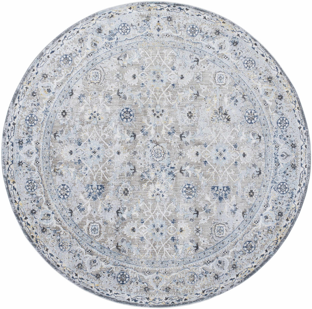 Finn Traditional Brown And Blue Area Rug - The Rug Decor
