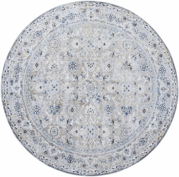 Finn Traditional Brown And Blue Area Rug - The Rug Decor