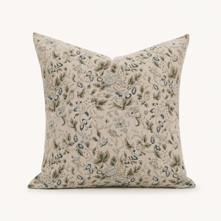 Fiona Botanical Linen Pillow Cover - The Rug Decor