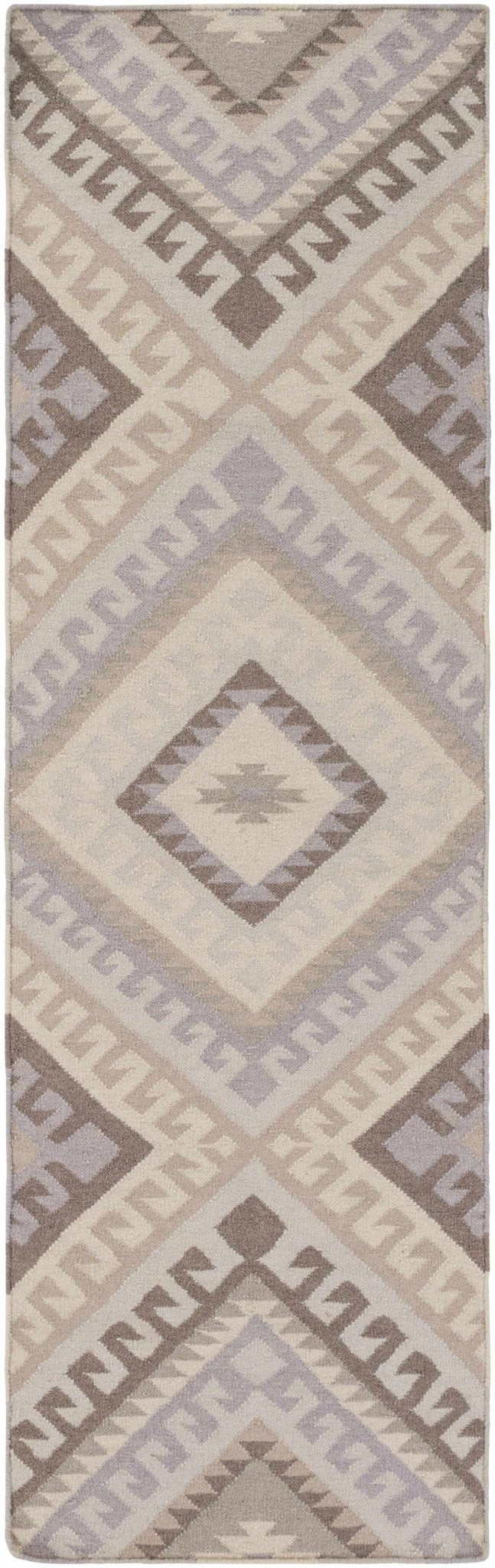 Fischer Contemporary Style Taupe And Beige Hand Woven Area Rug - The Rug Decor