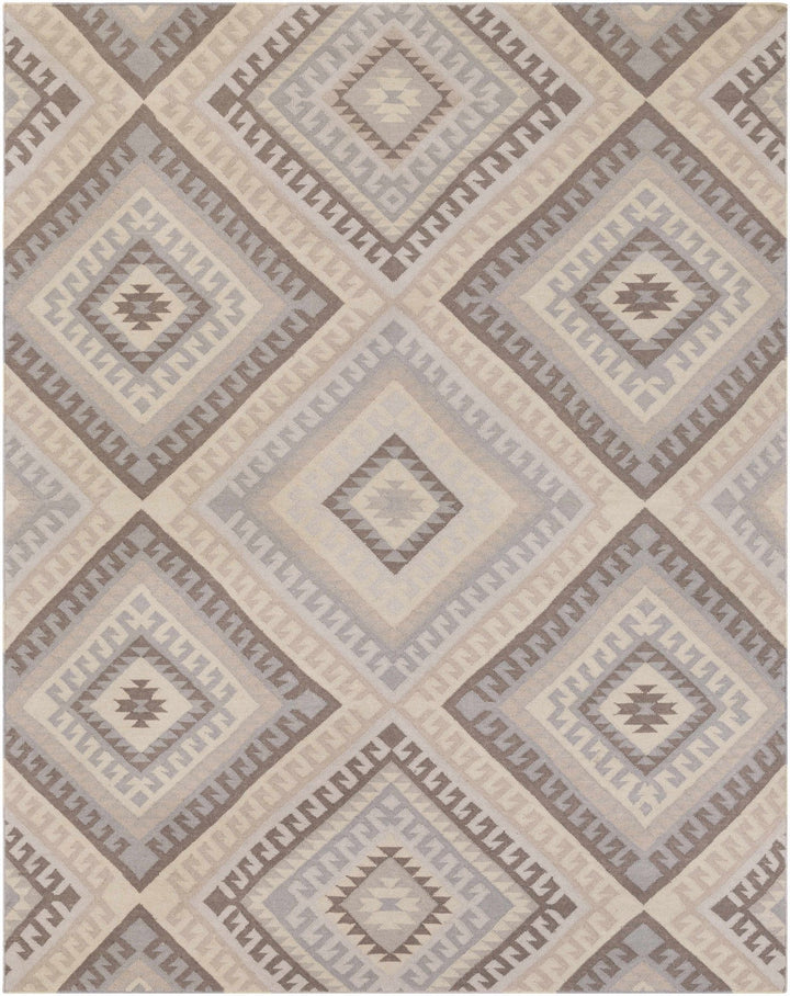 Fischer Contemporary Style Taupe And Beige Hand Woven Area Rug - The Rug Decor