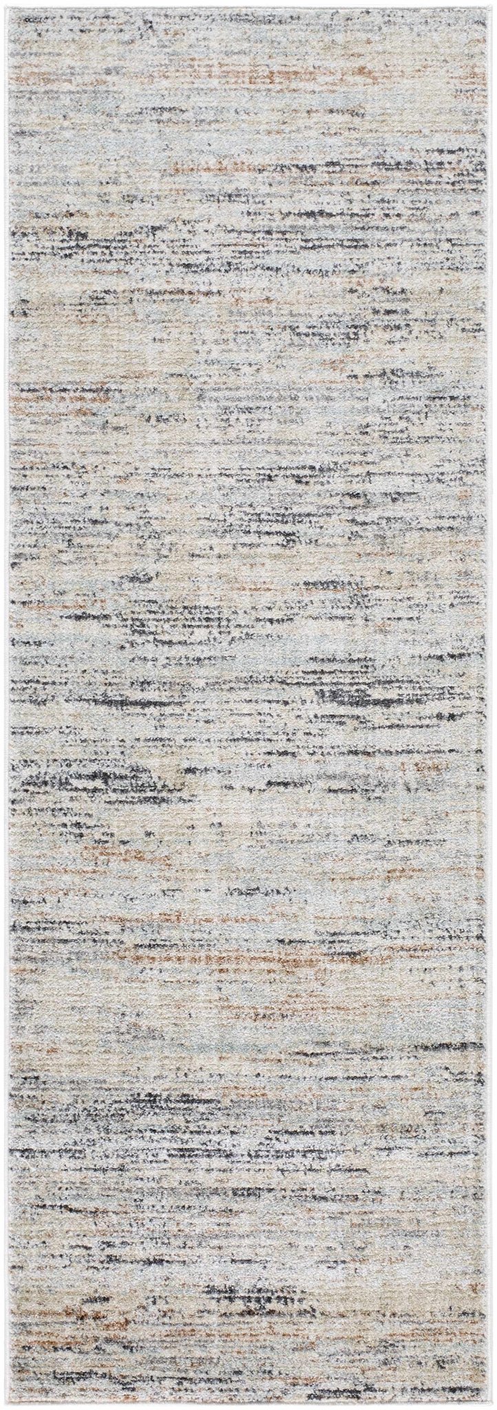 Fizza Contemporary Abstract Design Beige And Gray Rug - The Rug Decor