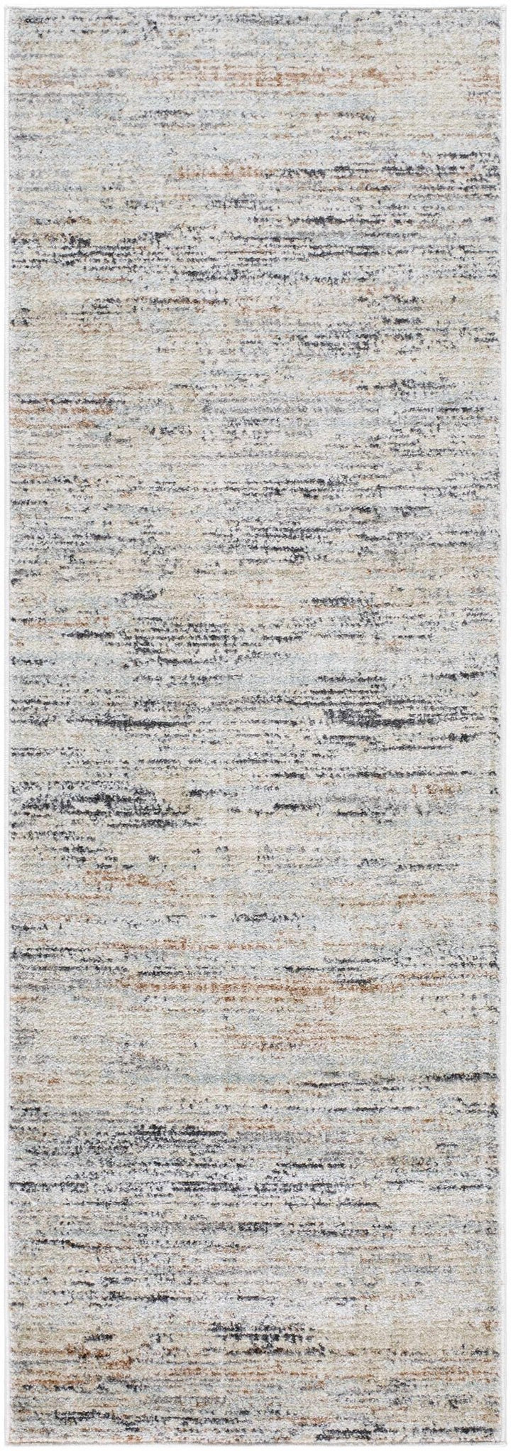 Fizza Contemporary Abstract Design Beige And Gray Rug - The Rug Decor