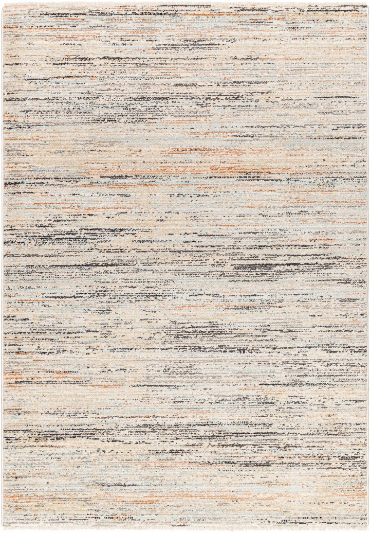 Fizza Contemporary Abstract Design Beige And Gray Rug - The Rug Decor