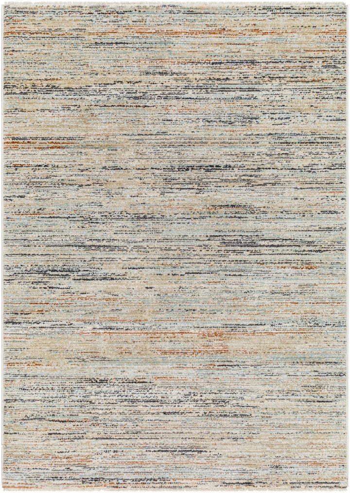 Fizza Contemporary Abstract Design Beige And Gray Rug - The Rug Decor