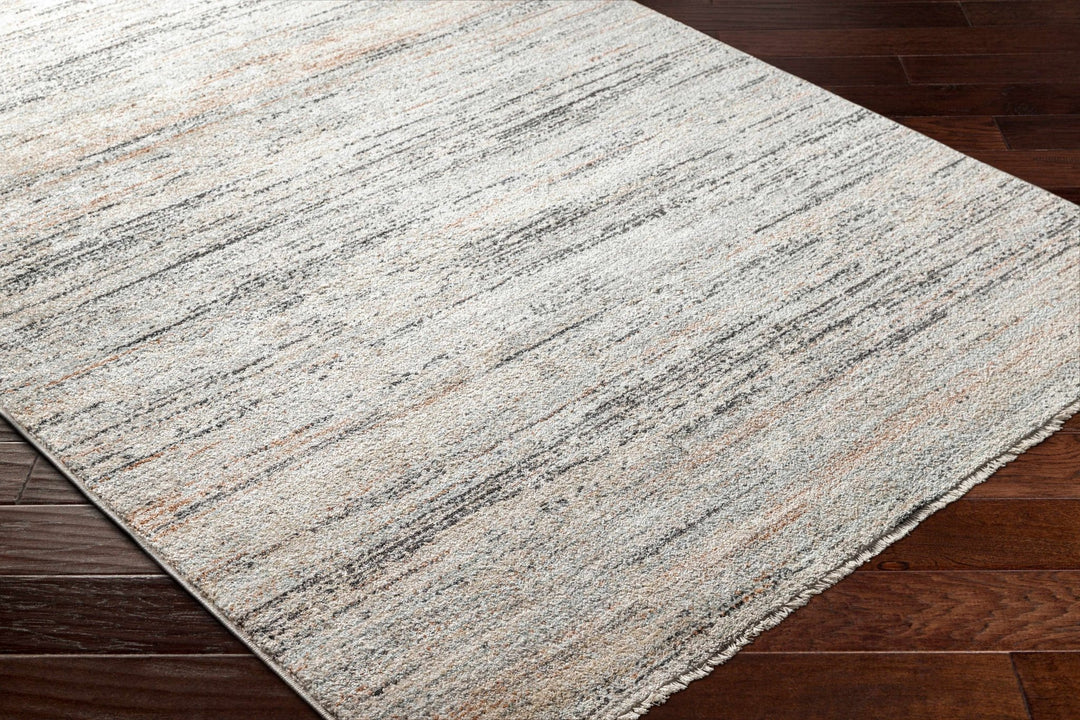 Fizza Contemporary Abstract Design Beige And Gray Rug - The Rug Decor