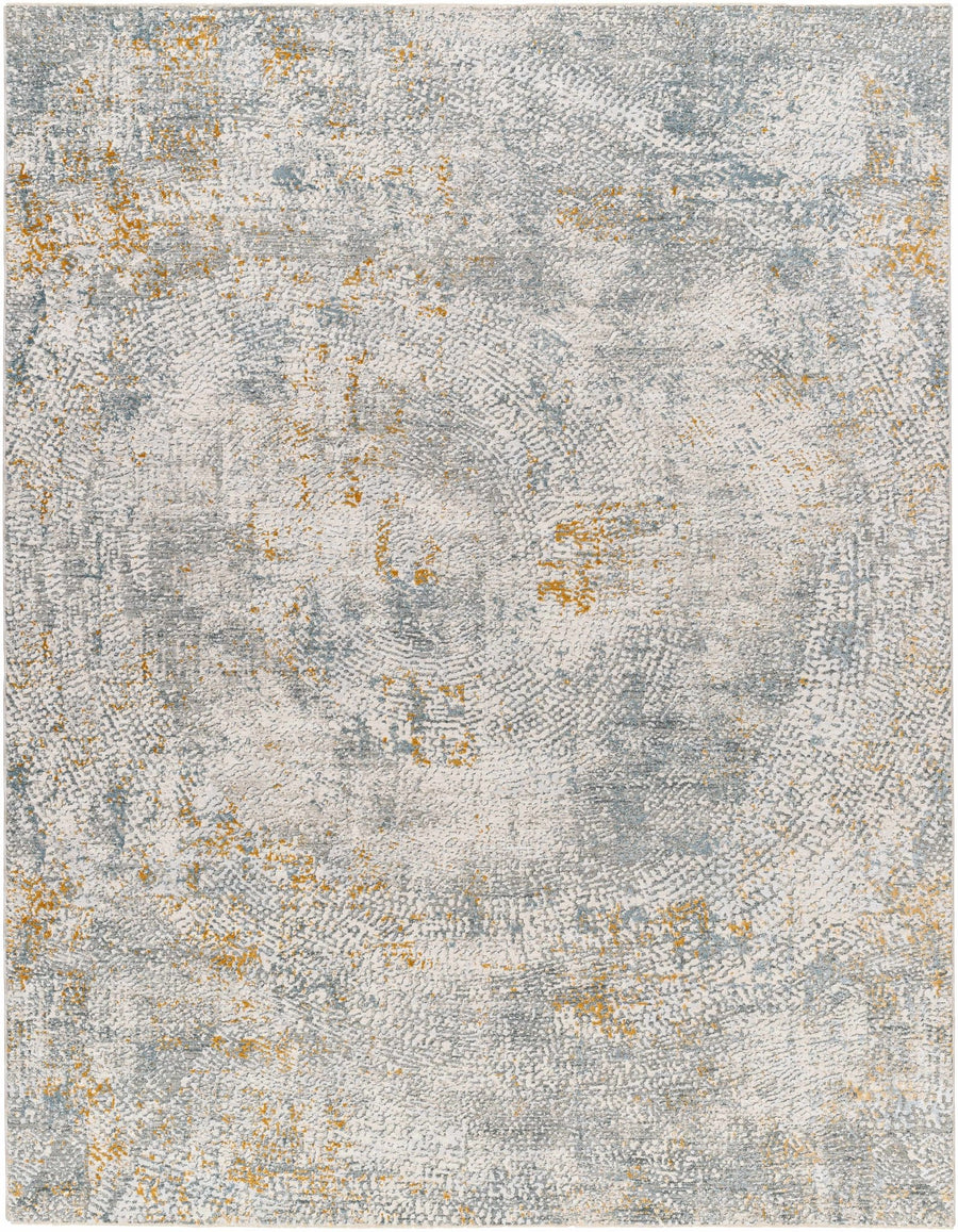 Fleur Modern Abstract Design Gray And Brown Rug - The Rug Decor
