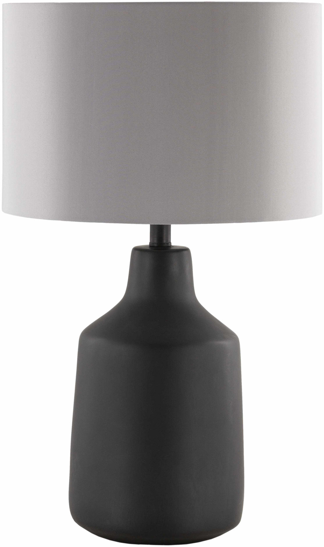 Boljoon Concrete Table Lamp – Traditional Accent Lighting with Linen Shade
