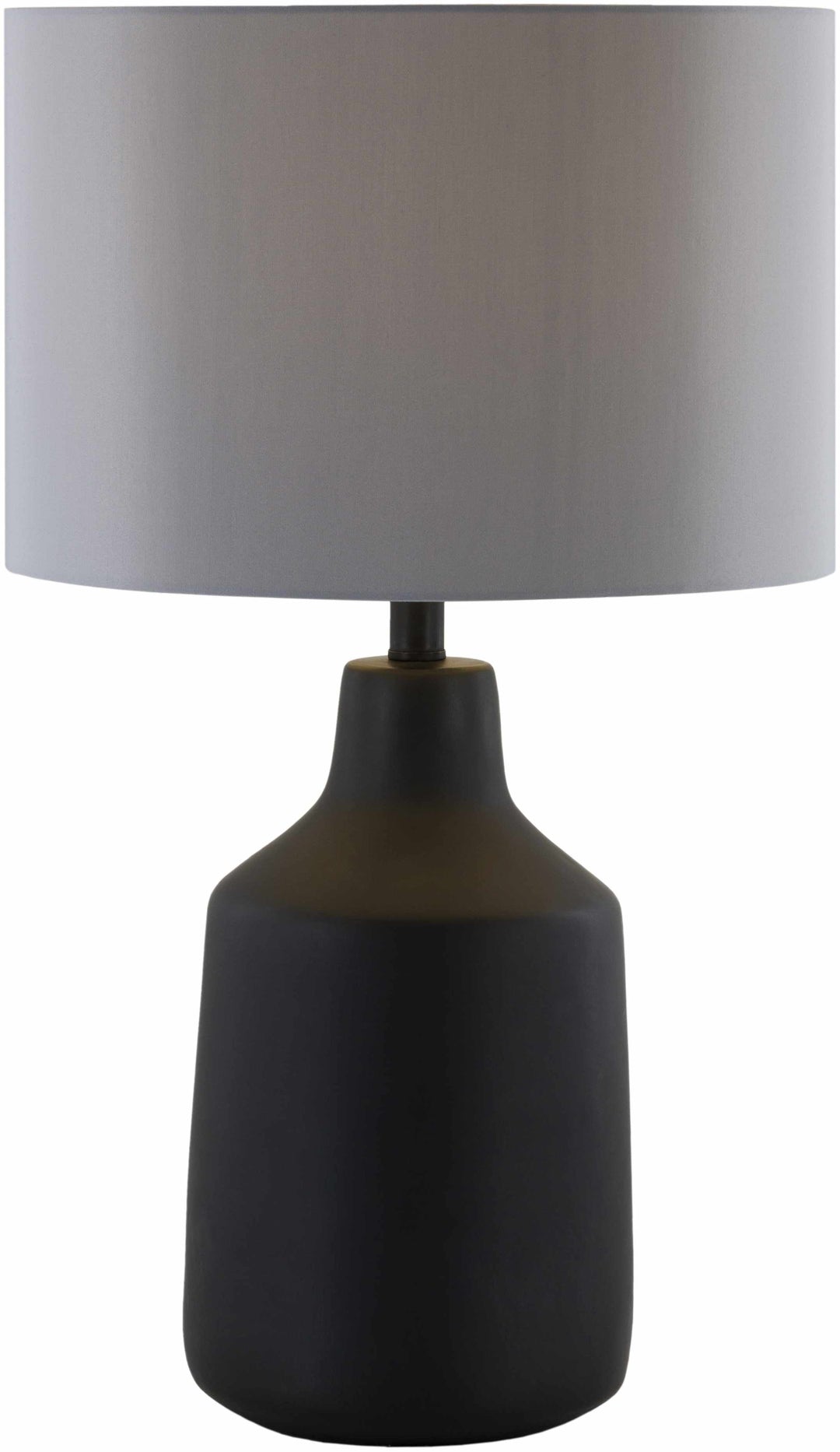 Boljoon Concrete Table Lamp – Traditional Accent Lighting with Linen Shade