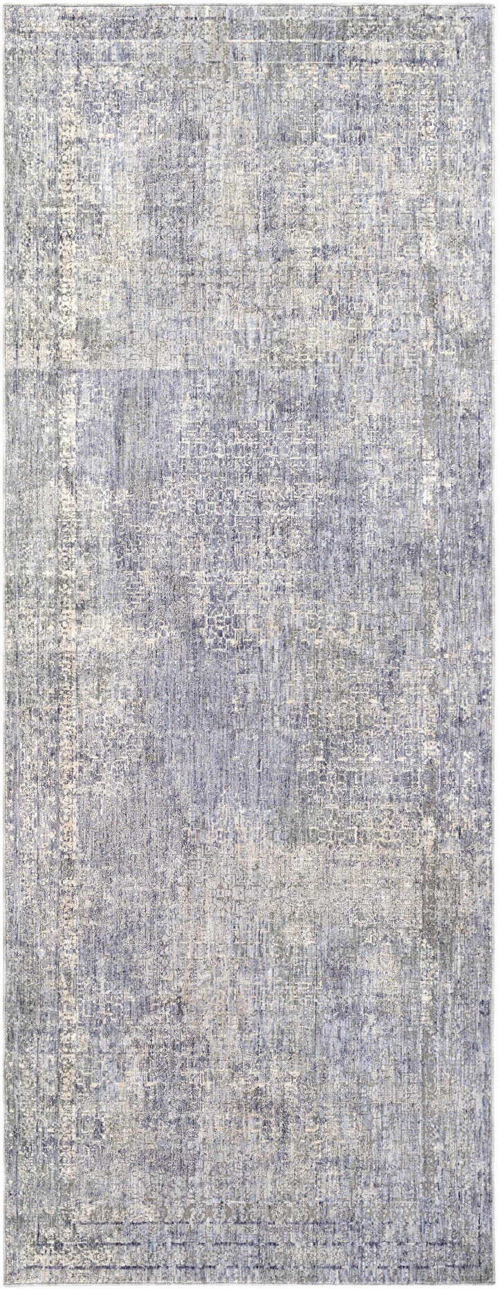 Foley Traditional Style Blue And Gray Area Rug