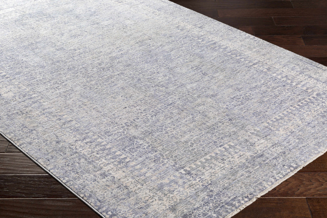 Foley Traditional Style Blue And Gray Area Rug