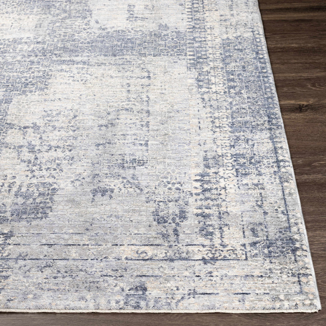 Foley Traditional Style Blue And Gray Area Rug