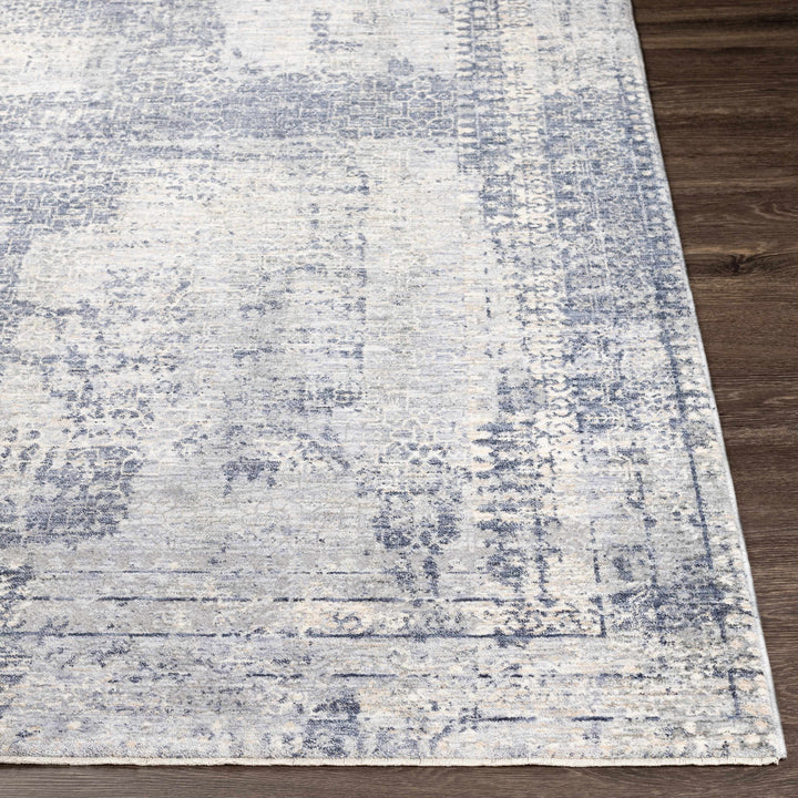 Foley Traditional Style Blue And Gray Area Rug