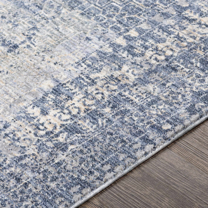 Foley Traditional Style Blue And Gray Area Rug