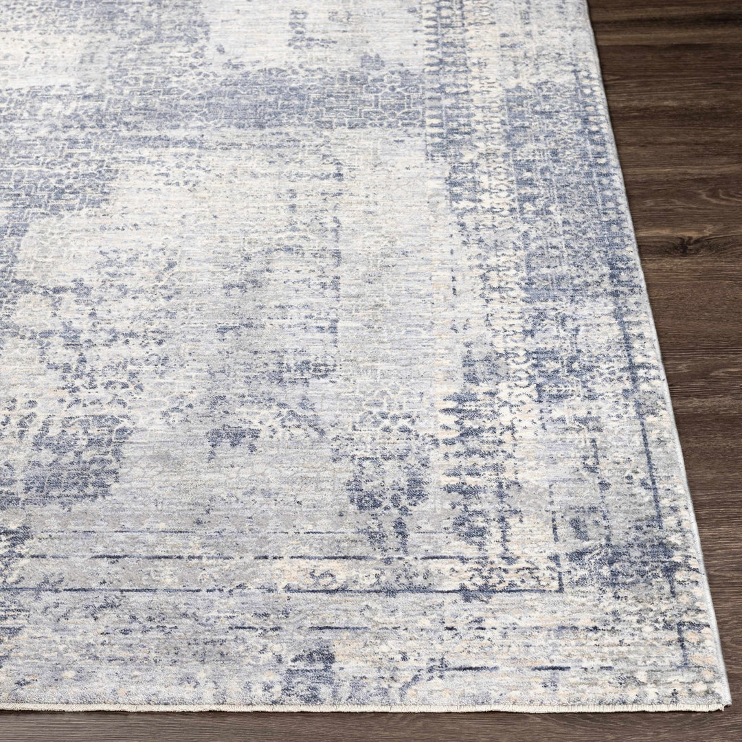 Foley Traditional Style Blue And Gray Area Rug - The Rug Decor