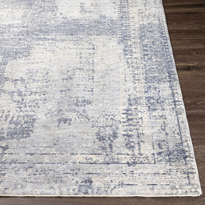 Foley Traditional Style Blue And Gray Area Rug - The Rug Decor