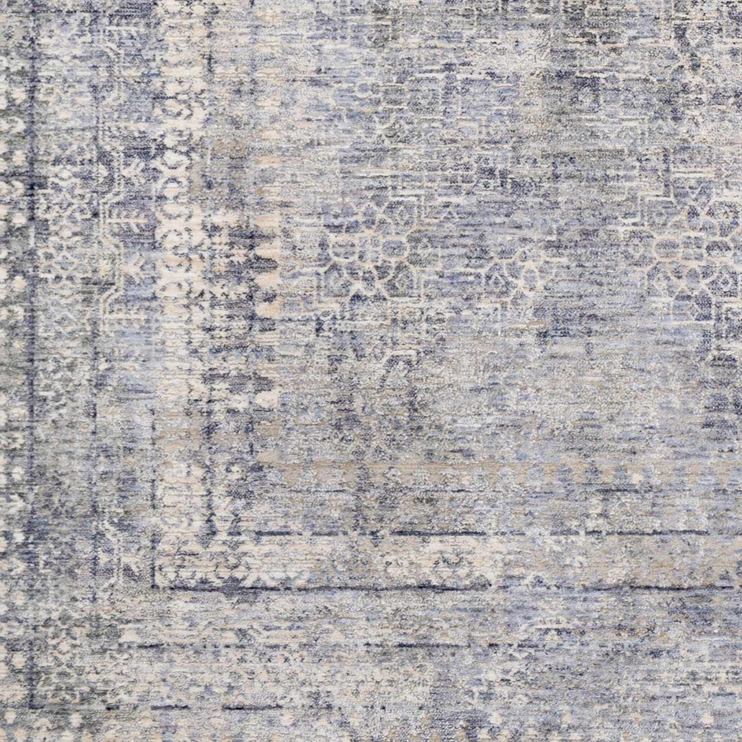 Foley Traditional Style Blue And Gray Area Rug - The Rug Decor